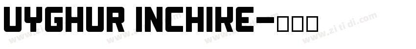 Uyghur Inchike字体转换